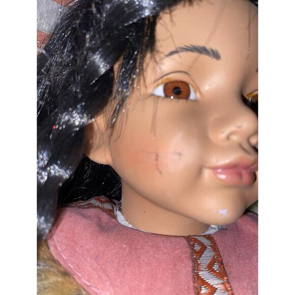 Cathay Collection Doll Native American Porcelain Number 228/5000 - Picture 4 of 4